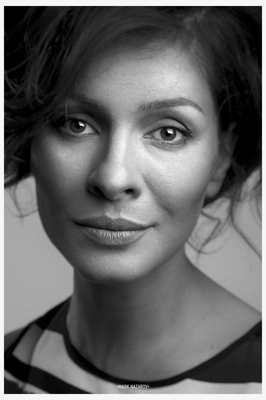 портрет, портретист, художник, черное-белое, ч-б, черно-белая фотография, марк назаров,николай сычев, фотосессии, фотопроекты,  portrait, portraitist, artist, black and white, b & w, black and white photography, mark nazarov, elena podkaminskaya, actors,  Портрет Еленыphoto preview