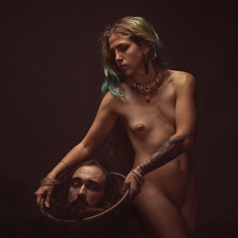 саломея отрубленная голова ню Саломеяphoto preview