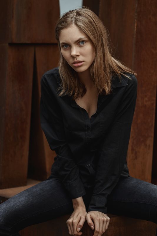 photo, portrait, color, eyes, girl, model Anastasiaphoto preview