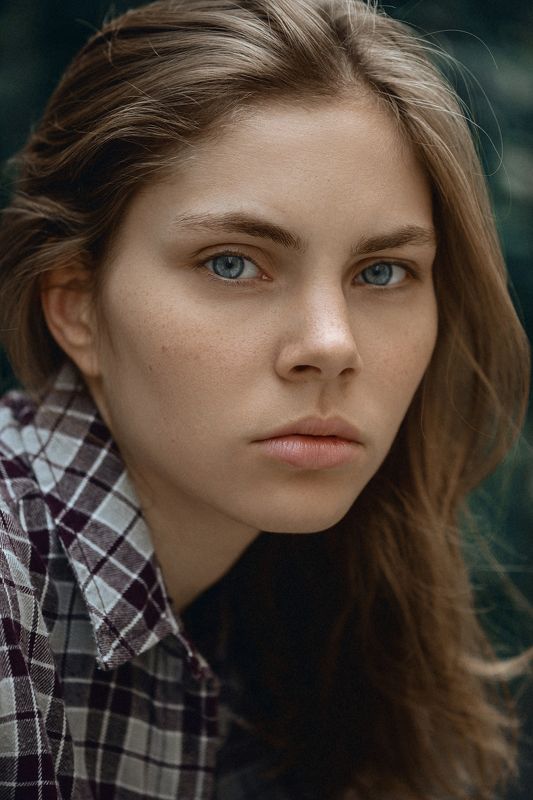 photo, portrait, color, eyes, girl, model Anastasiaphoto preview