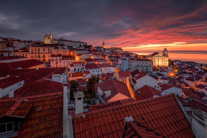 Europe, Portugal, Lisbon, Hugo, Só, HugoSó, Nikon, D810, Sunrise, PortasdoSol, Viewpoint, Old, City From Lisbon With Lovephoto preview