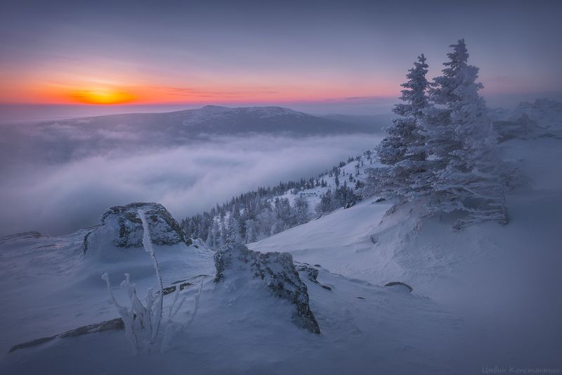 Таганай, Урал Рассвет на Дальнем Таганаеphoto preview