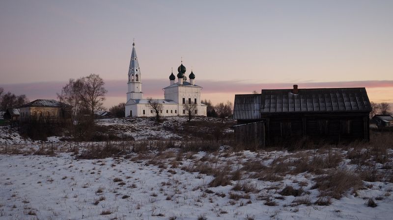 Село Осенево, день первый зимы.photo preview
