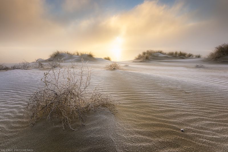 landscape, nature, sunrise, пейзаж, природа Туман отступает.photo preview
