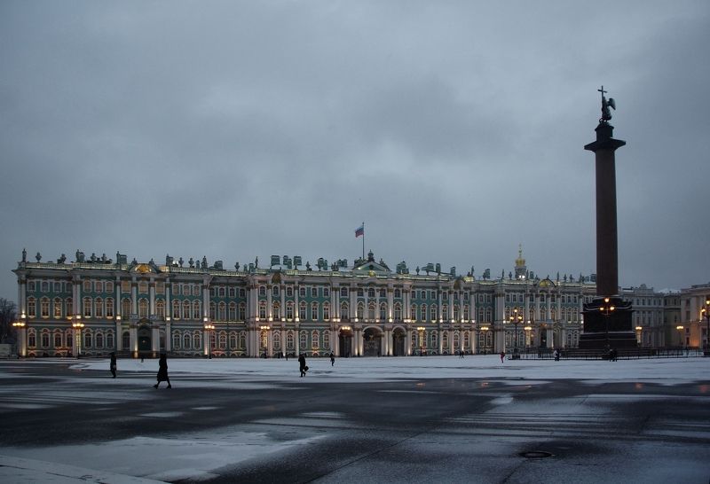 утро, город, дворец, площадь, зима, утро,  колонна, монумент, история, фонарь,  снег, музей, архитектура, небо, фасад,morning, city,  palace, square, winter, morning, column, monument, history,  lantern, snow, museum, architecture, sky, facade Morning in December... фото превью