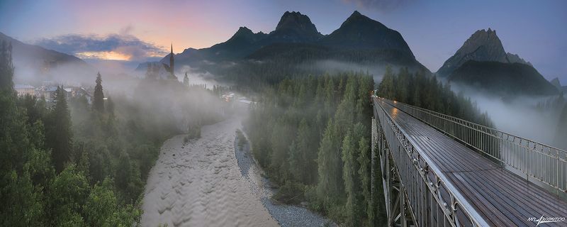 swiss,швейцария,осень,scuol Утренний ритмphoto preview