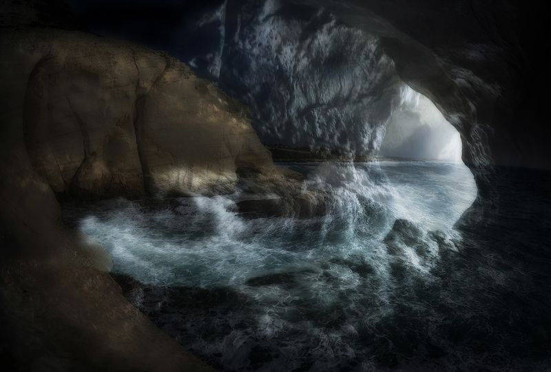 израиль, рош-ха-никра, грот Гротphoto preview