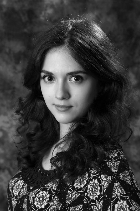 портрет, девушка,чёрно-белое, красота,олег_грачёв,oleg_grachev,canon,canonlens,beauty,portrait,b&w Аннаphoto preview