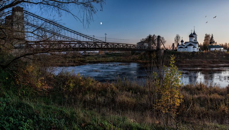 Октябрь, Вечер, Псковская обл., Остров. Островphoto preview