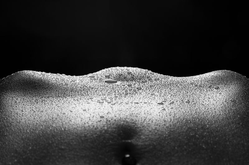 black and white, bodyscape, bodylines, nude, nsfw, butt, ass, butcheeks Wavesphoto preview