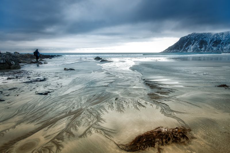lofoten, winter, landsvape At the beachphoto preview