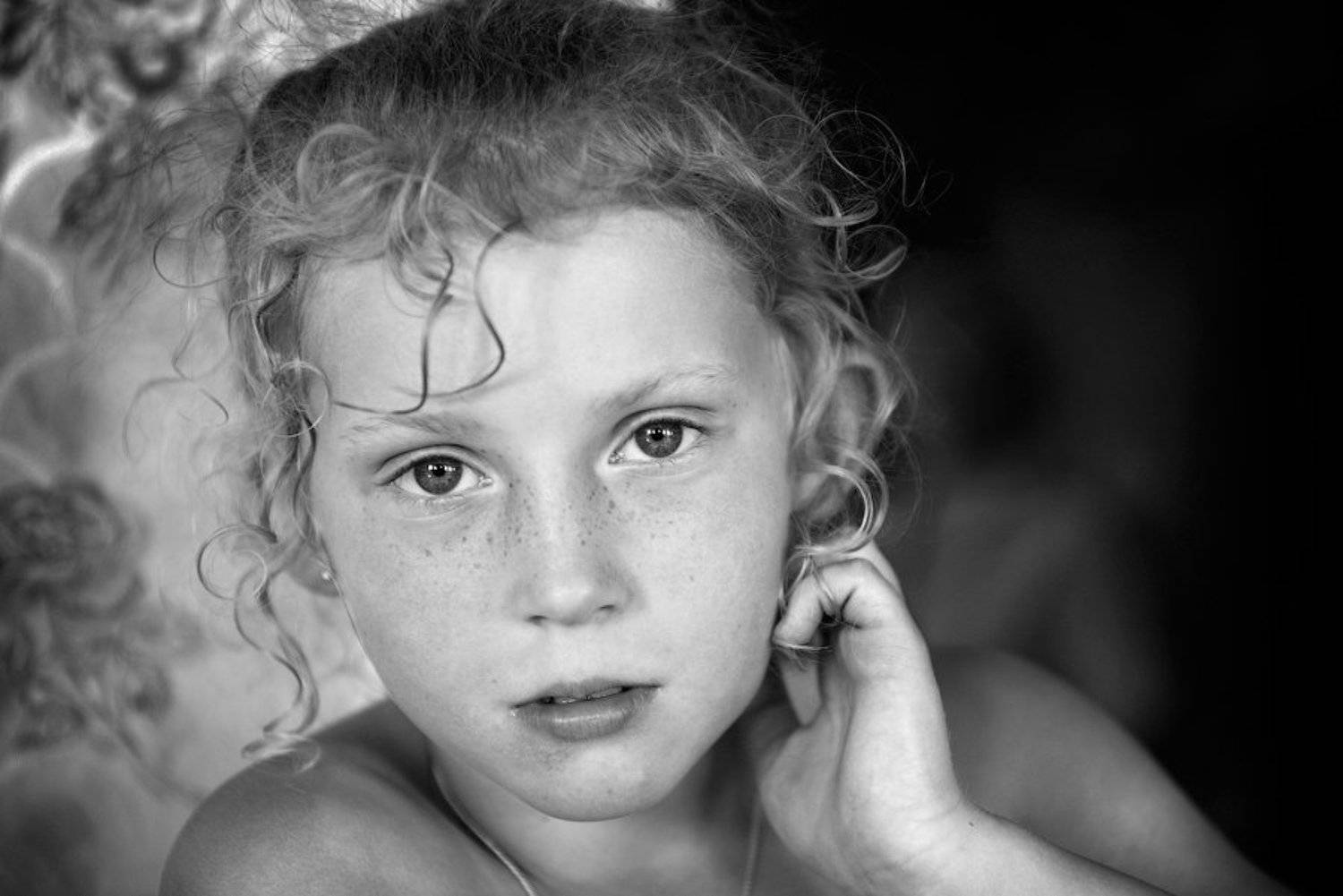 портрет, девочка, senjor