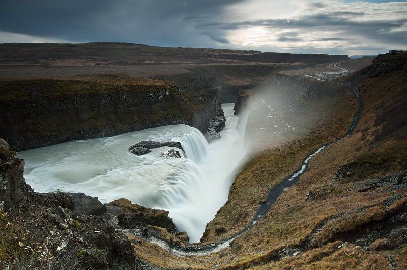 gullfoss,waterfalls,iceland ...реки молочныеphoto preview