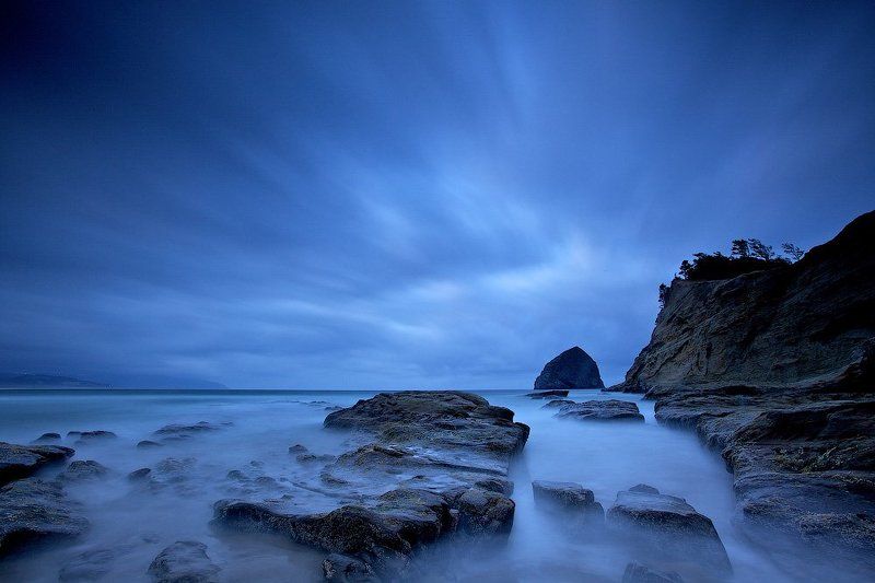 cape kiwanda, sunrisee, usa, oregon, ocean, water, blue Cape Kiwanda фото превью