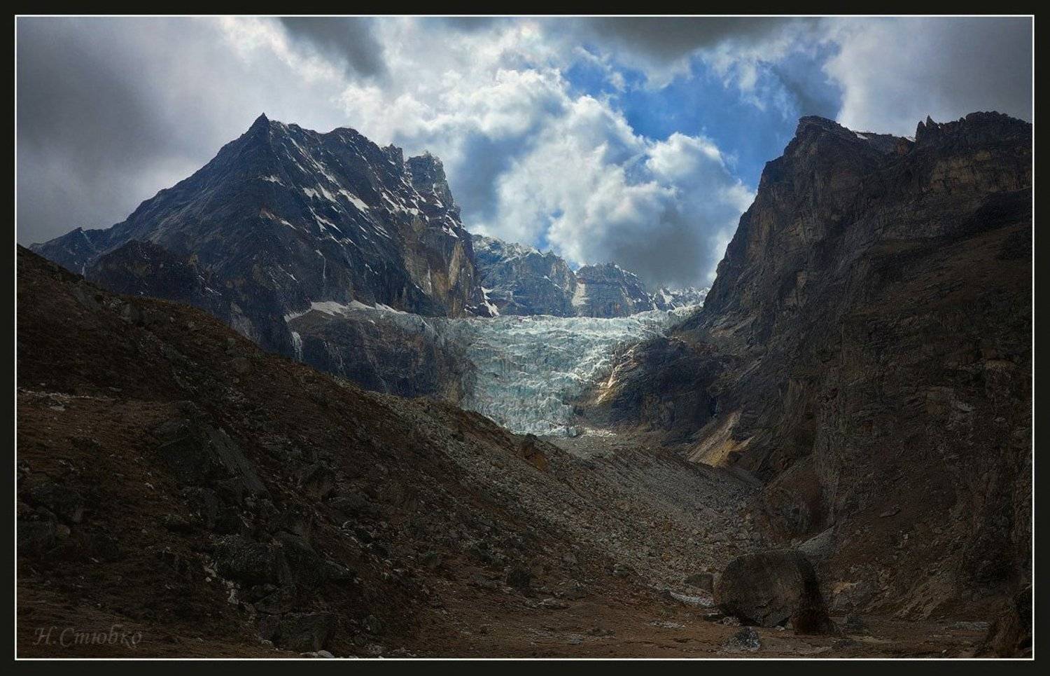 непал, горы, ледник, лобуче, Николай Стюбко