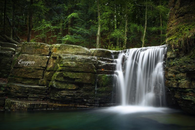 водопад, карпаты, горы, река, вода, carpathians, reflection, waterfall, stream, river, mountains, backpack Карпатские водопадыphoto preview