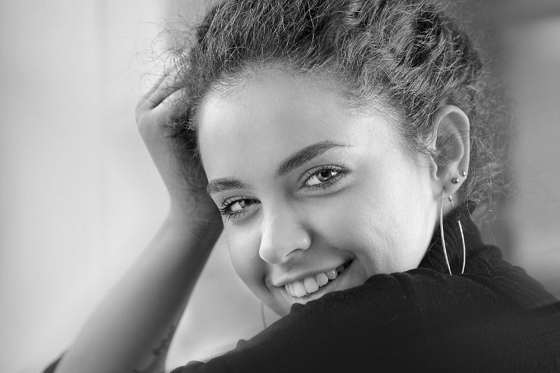 чб, чб портрет, чб фото, девушка, фотограф, фотосессия, студийная съемка, студийное фото, студийный портрет, ктиторчук, модель, съемка, съемка в студии, семейный фотограф,  Portraitphoto preview