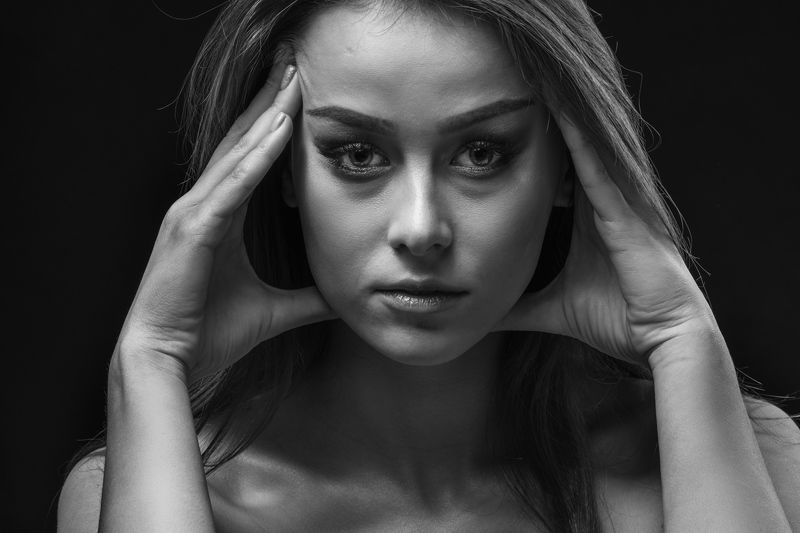 Woman, female, portrait, Emotion, feeling, experience Emotionphoto preview