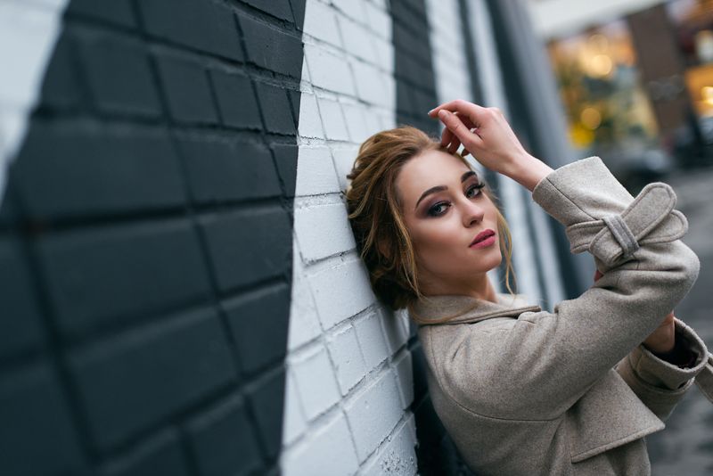 портрет девушка никон Кристинаphoto preview