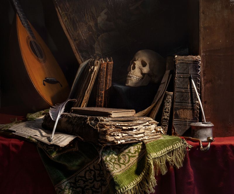 натюрморт, still life, vanitas, book, old book, still life with old books, evgeny kornienko Vanitasphoto preview