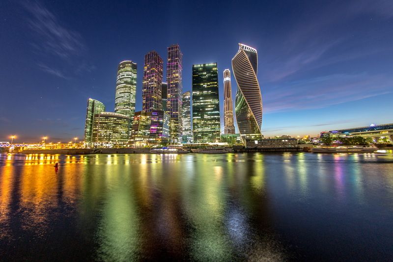 москва-сити, москва, ночь, город, пейзаж, moscow Москва Ситиphoto preview