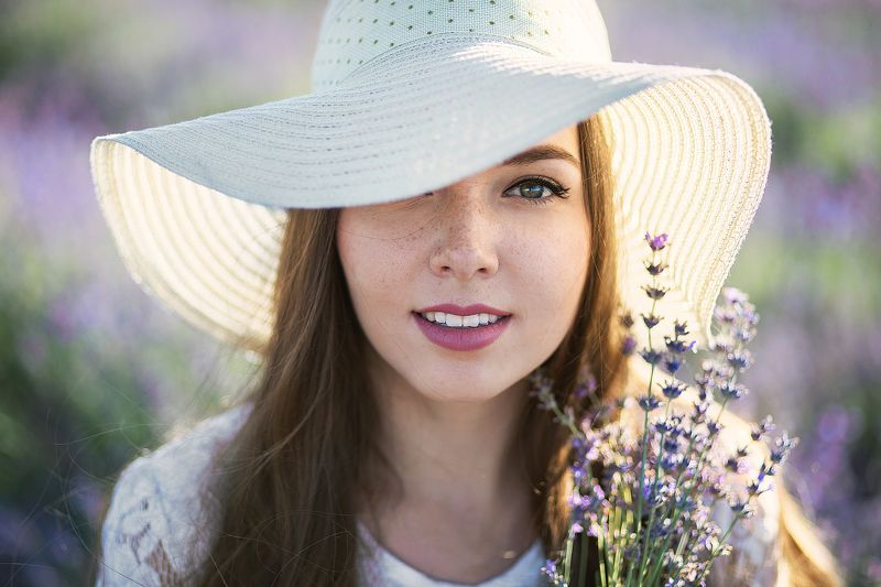 portrait girl colour портрет рыжая веснушки photo preview