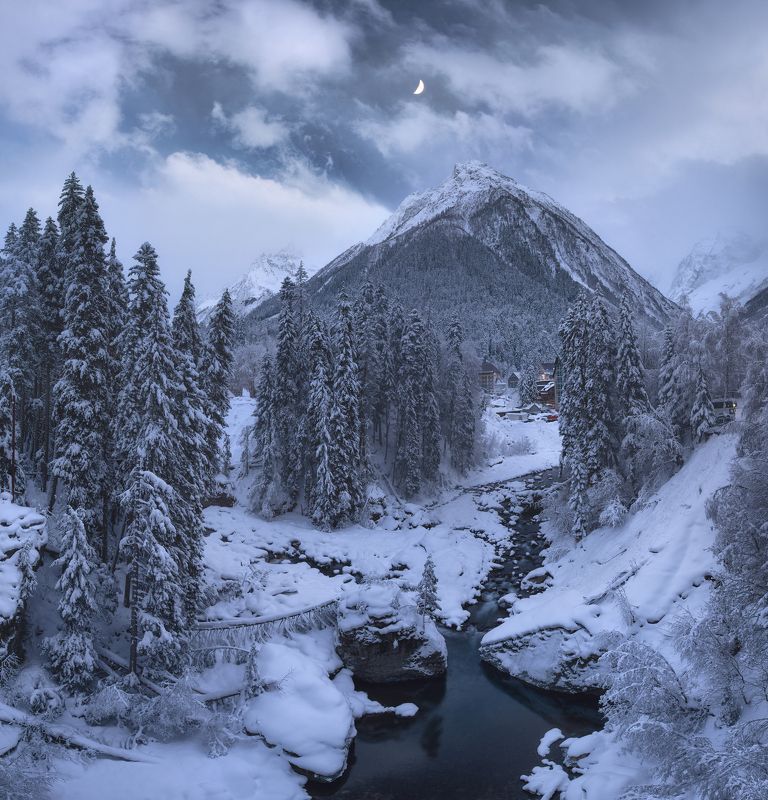 домбай, северный кавказ, северный кавказ Зимний Домбайphoto preview