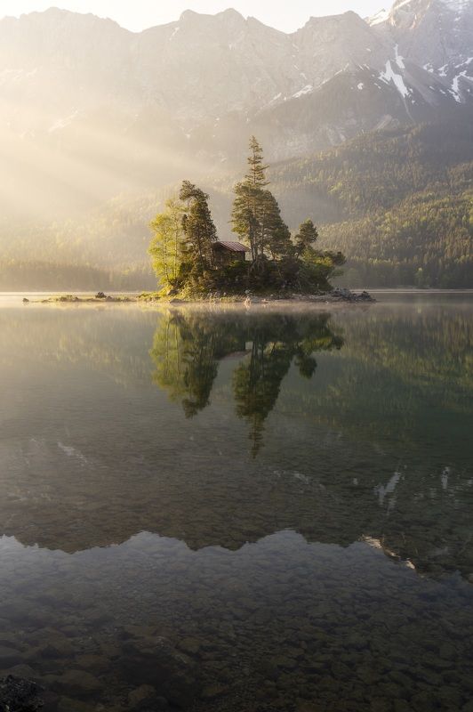 Рассвет, озеро, утро Рассвет photo preview