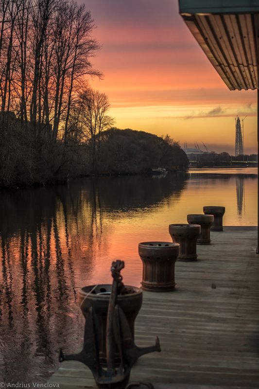Zhdanovka River Sunsetphoto preview