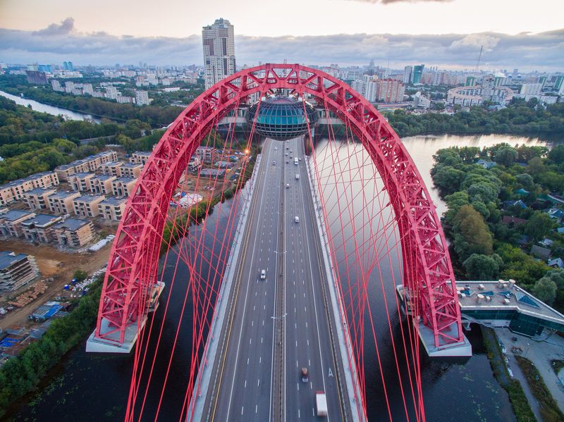 живописный, москва Zhivopisniy bridge in Moscowphoto preview