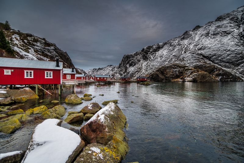lofoten, winter Holiday housesphoto preview