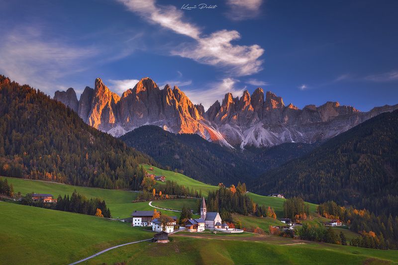 Santa Magdalena during sunsetphoto preview