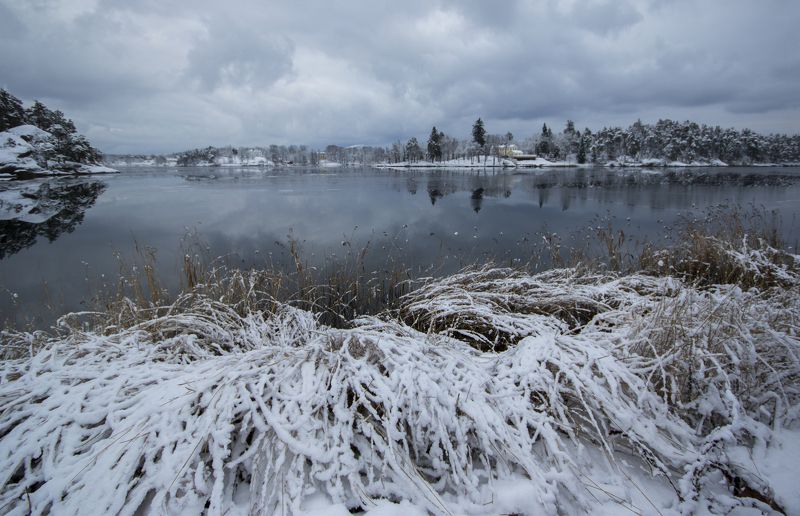швеция Озеро вечернее 4photo preview