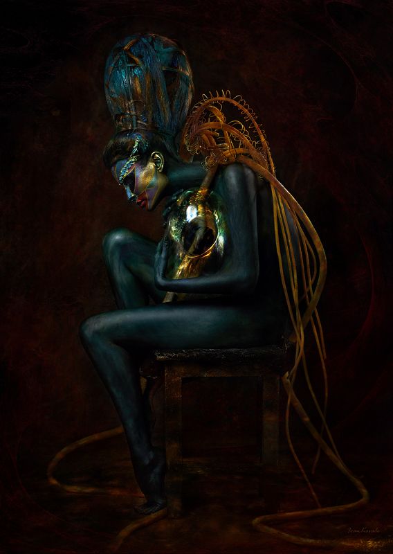 портрет, планета, жизнь, обитатель, житель, космос, цвет, шар, эмбрион, рождение, переселение, мистика, невероятность, нептун, кеплер inceptionphoto preview