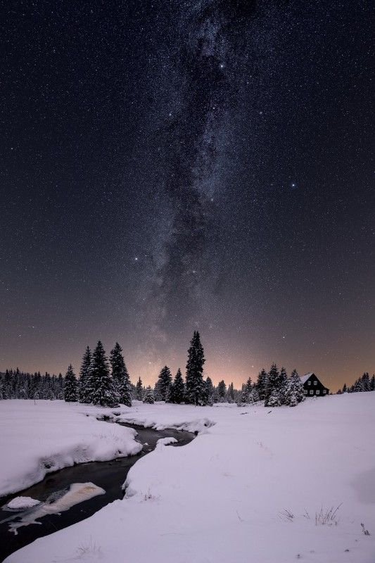 winter, snow, czech, chzechia, frozen, milkyway Winter fairy tale..photo preview