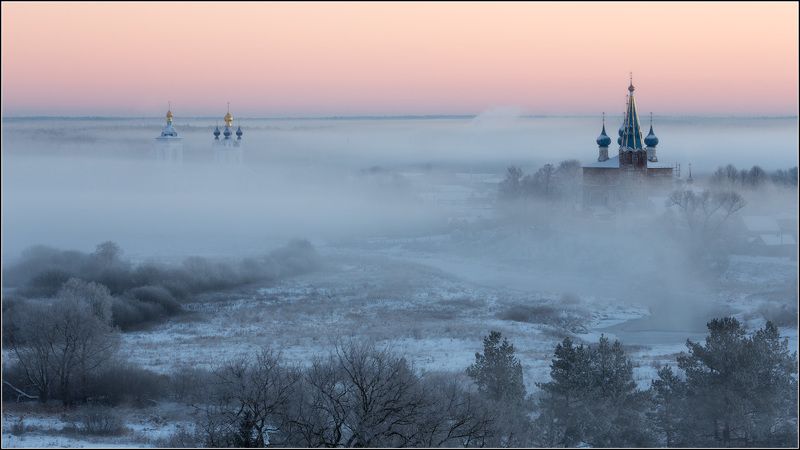 россия, ивановская обл, дунилово Пеленой густой туман ложилсяphoto preview