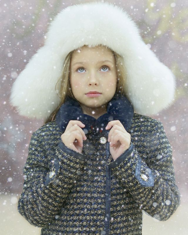 снег, зима, портрет, девочка, вика Девочка и снегphoto preview