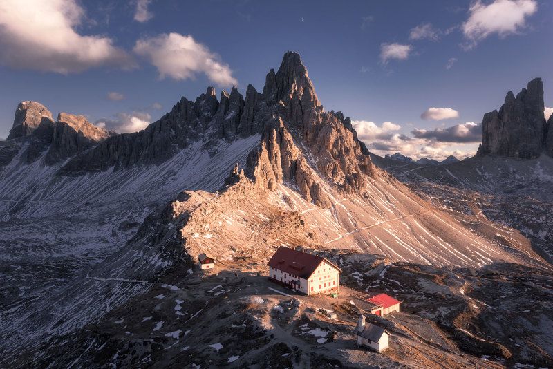 Dolomites, Trecimedilavardo, Italy  Moon symmetryphoto preview
