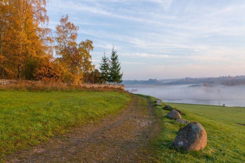 pskov, pleskau, псков, изборск, изборскомальскаядолина, псковскаяобласть, landscape, природа, nature, утро, morning, осень, autumn Изборско-Мальская долинаphoto preview