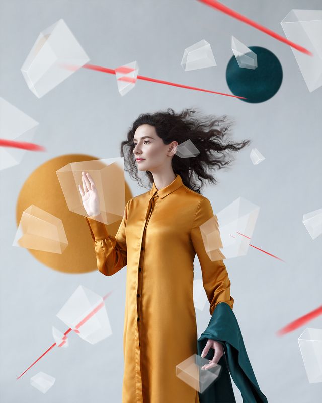 арт, девушка, портрет, студия, свет Я всё ещё в будущемphoto preview