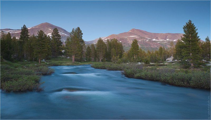 yosemite Этюд с речкойphoto preview