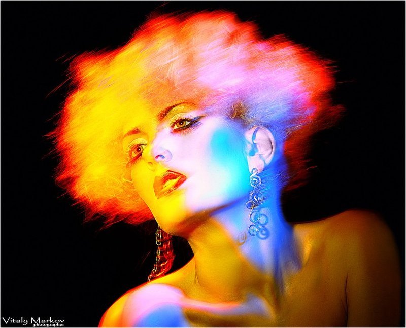 арт, фото без фотошопа, гламур, портрет, бьюти, виталий марков Ожившие краскиphoto preview