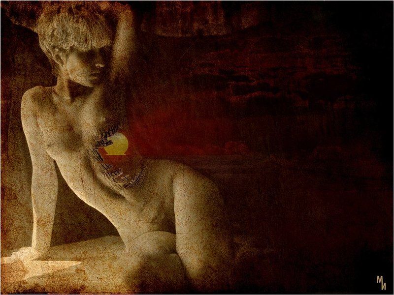 ч/б, негатив, 6х6 Закатphoto preview