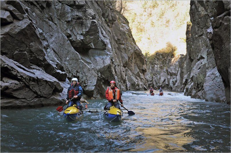 гранитный, каньон, блокгауз, белая, сплав, осень, адыгея, Гранитный каньон, вид изнутри.photo preview