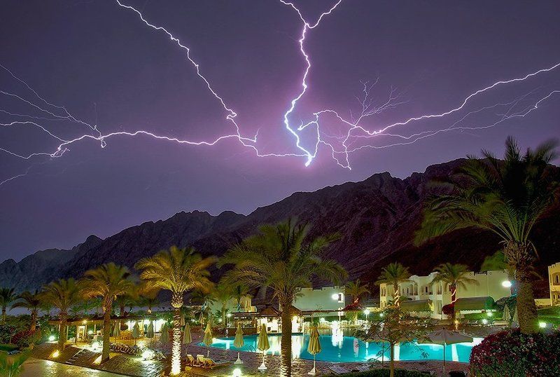 молния, дахаб, гроза, горы, отель Спецзаказphoto preview