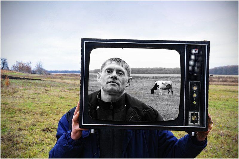 жанр, портрет Чёрно-белыйphoto preview