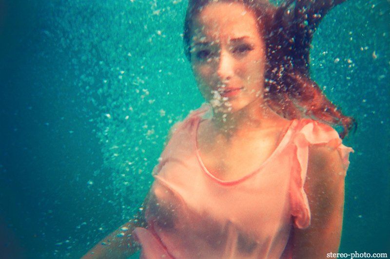 подводный, средиземное море, пленка, портрет В Средиземном море. Под водой.photo preview