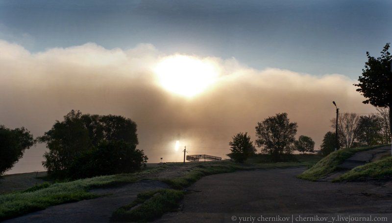 туман, осень, река Туманphoto preview