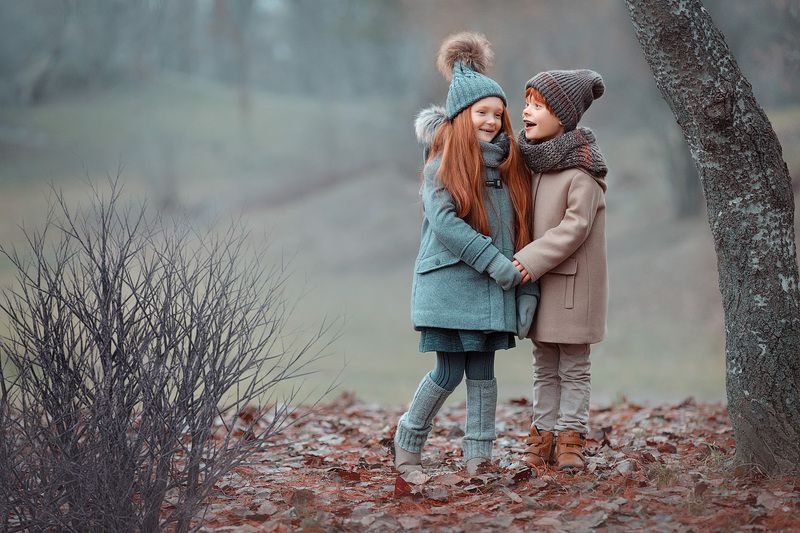 фотопрогулка, зима, дети, детская фотосессия, детский фотограф, фотосессия, радость счастье, детский и семейный фотограф, детское фото, рыжики, дети на фото, маленькие дети, девочка, мальчик, семья, семейное фото, вечер, дружба Вместе веселее!photo preview
