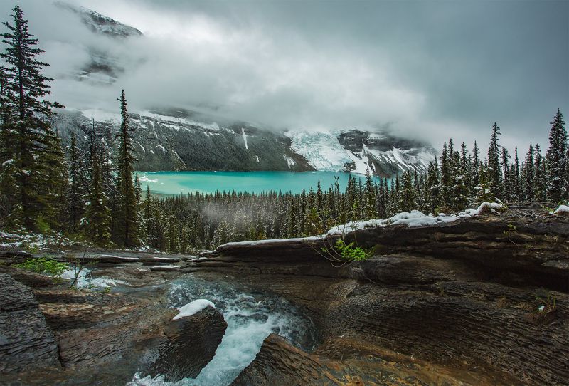 robson, milk, rain, berg, glacier, turquoise ИЗ МОЛОЧНОГО В БИРЮЗОВЫЙ И 0БРАТНОphoto preview